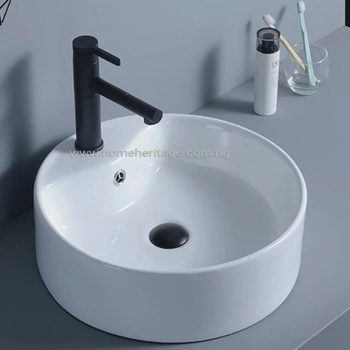 Round counter Top with Tap hole